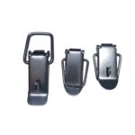 Clasp Lock Cabinet Boxes Spring Loaded Latch Catch Toggle Locks Hasp Stainless Steel 304 Hasp for Sliding Door Window Cabinet