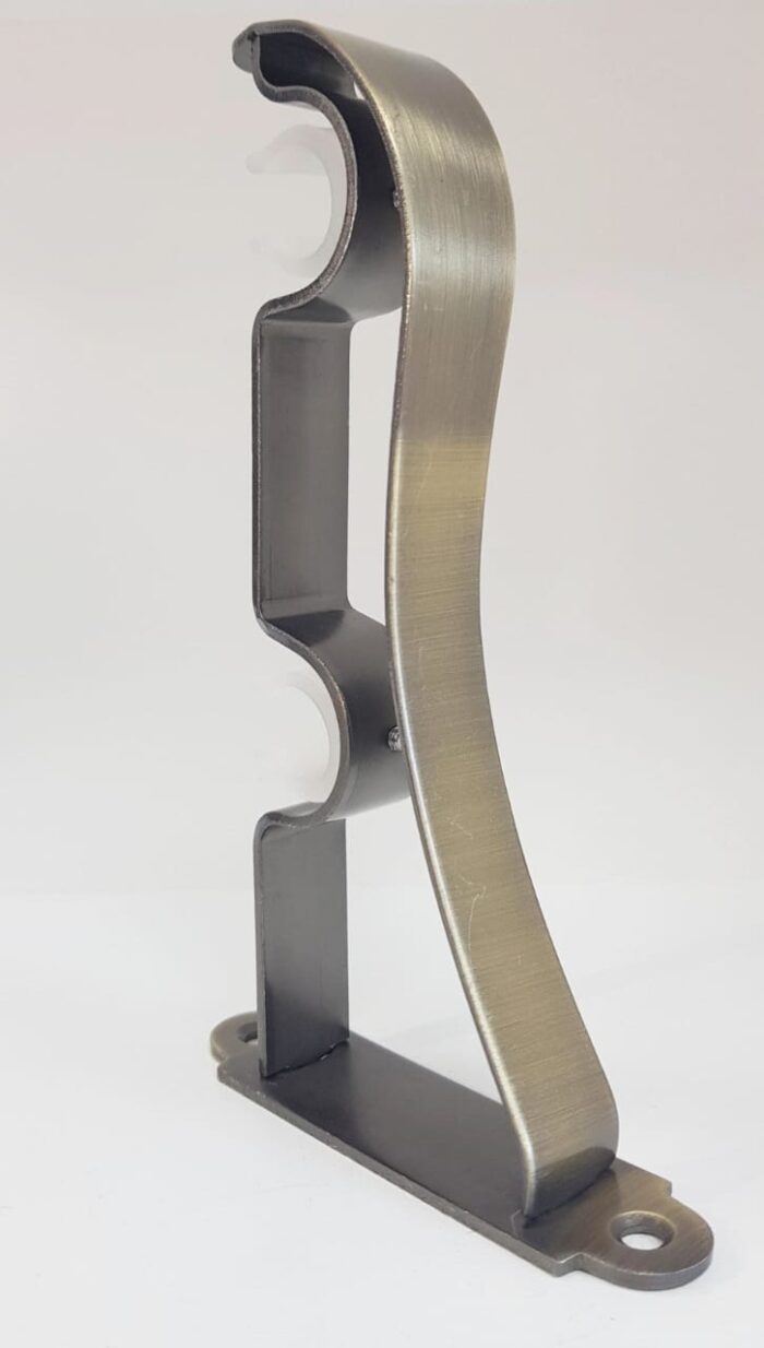 Heavy Duty Double Curtain Rod Bracket Holder for Wall