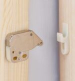 Automatic Spring Snap Latch for Cabinet Door Furniture Safety Lock
