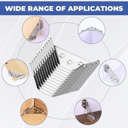 Stainless Steel Multifunctional Corners Bracket, for Furniture Reinforcing