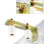 Gate Guide Roller Adjustable Dual Nylon Rollers Set