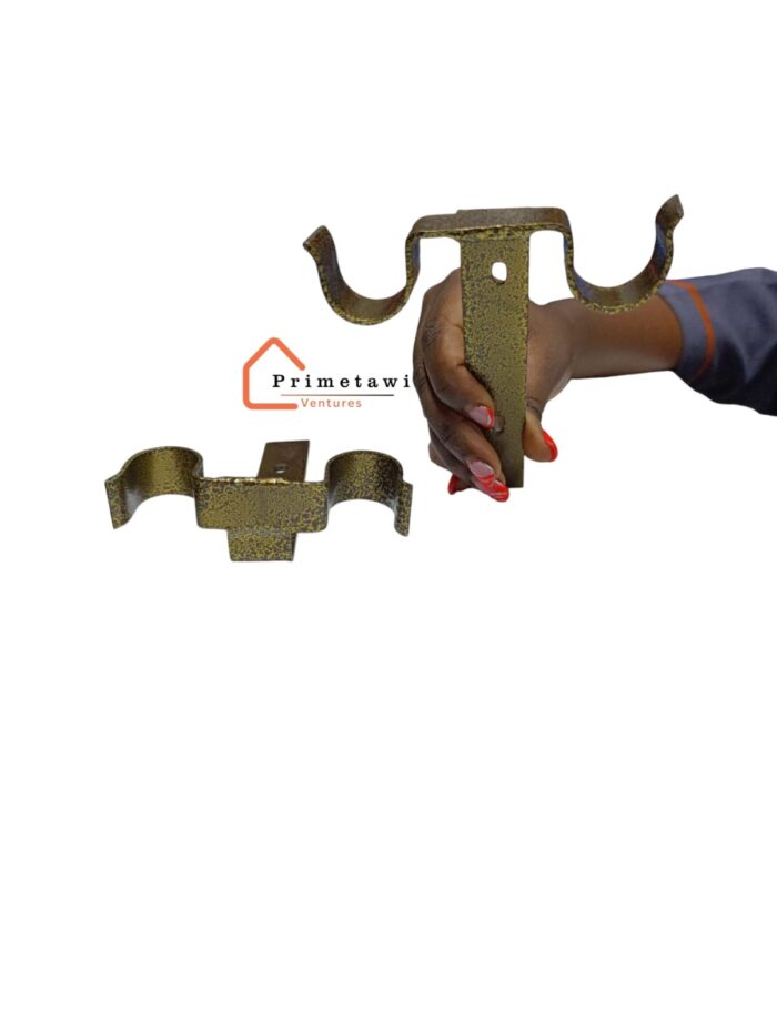 Middle Wall Support Bracket for Double Curtain Rods