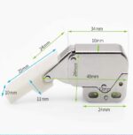 Automatic Spring Snap Latch for Cabinet Door Furniture Safety Lock