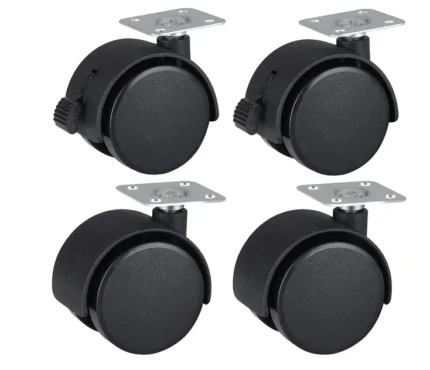 2 INCH CASTER WHEELS SET WITH BRAKES