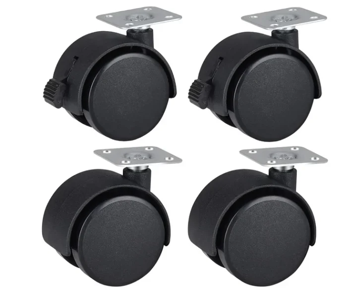 2 INCH CASTER WHEELS SET WITH BRAKES 2 INCH CASTER WHEELS SET WITH BRAKES