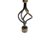 MODERN CURTAIN ROD END CAP/FINIAL - BASKET