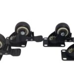 HEAVY-DUTY 1.5 INCH SWIVEL CASTER WITH BRAKE