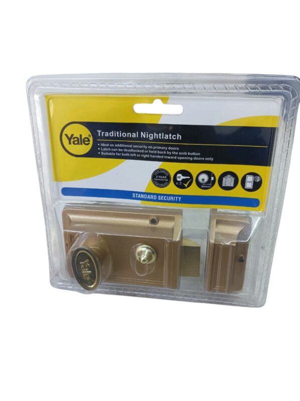 YALE TRADITIONAL NIGHT LATCH - Primetawi Ventures