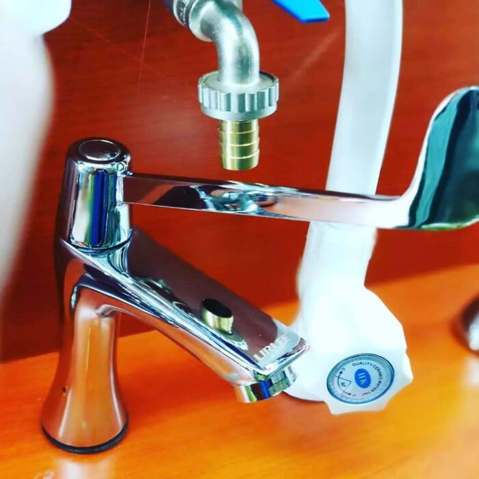 ELBOW ACTION PILLAR TAP