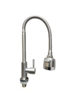 FLEXIBLE LIRLEE LONG NECK KITCHEN PILLAR TAP