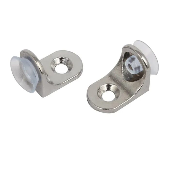 RUBBER SUCTION METALLIC GLASS SUPPORT BRACKET