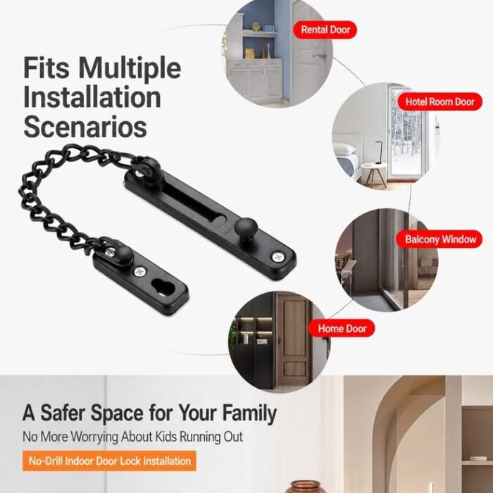 Extra-Thick Casting Heavy Duty Door Chain