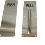 Stainless Steel Door Handle Pull and Push Plate