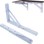 20-Inch Foldable Bracket (Pair) - Heavy-Duty Wall Mount