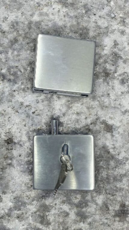 Frameless Double-Sided Glass Door Lock