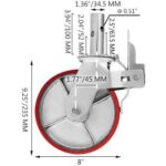 6 Inch scaffolding caster wheel