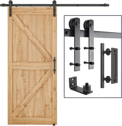 2 Meter Sliding Barn Door Hardware Kit