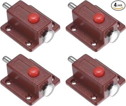 Cabinet Push Button Spring Latch