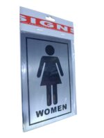 Self-Adhesive Bathroom Gender Indicator Sign