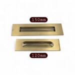 Recessed cabinet pull handle 120mm