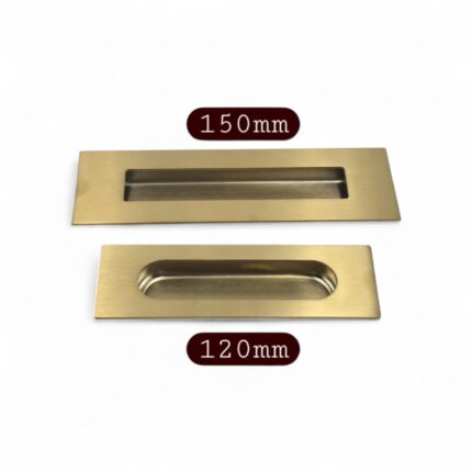Recessed cabinet pull handle 120mm