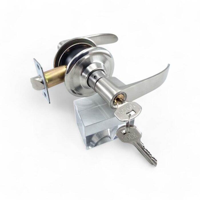 Lever lock with key