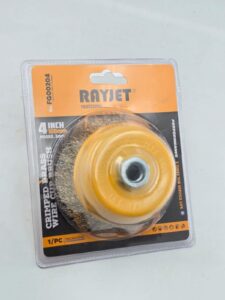 Crimped brass wire cup brush 4 inch