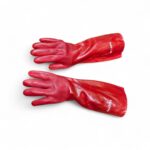 Double griped PVC gloves