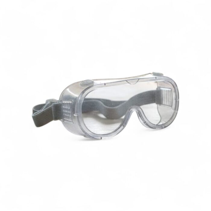 Safety goggles with valve