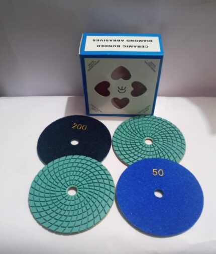 Granite polishing pads