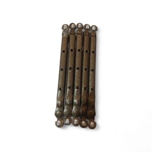 Powder coated window stays antique