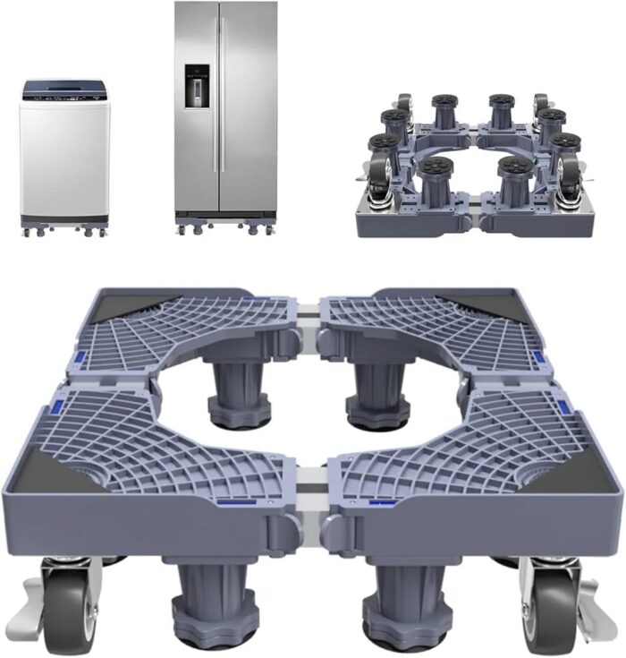 Heavy duty washing machine base stand