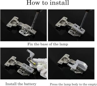 Cupboard Hinge LED Light Sensor