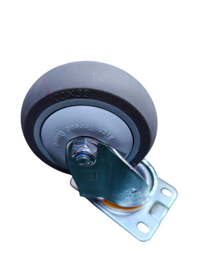 4 Inch Heavy Duty Rubber Swivel Castor Wheel