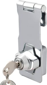 4 inch keyed hasp door lock