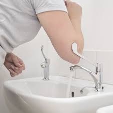 Elbow action tap- pillar