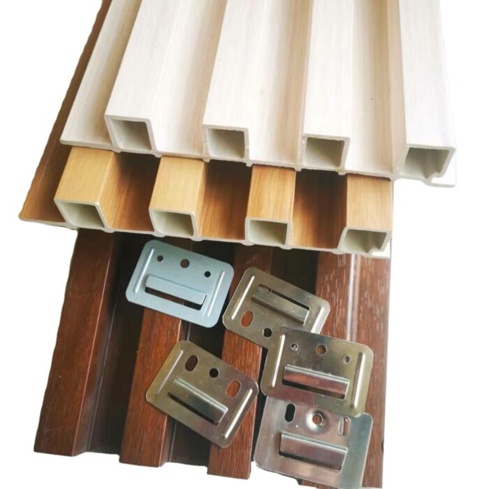 Fluted wall panel clips