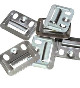 Fluted wall panel clips