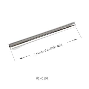 3 mtr Oval chrome pipe