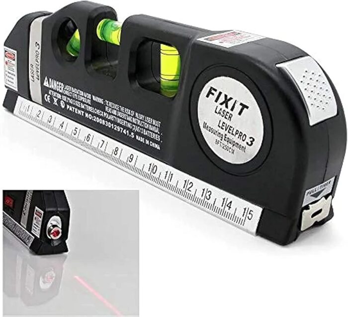 Laser Level with Measuring Tape