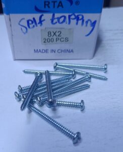 8 × 2 self tapping screws 200pcs