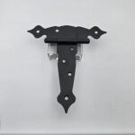 T -shaped black hinge 5"