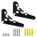 black multifunctional brackets 8'