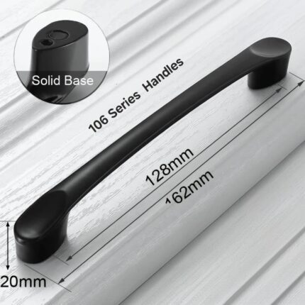 128mm black cabinet Handle