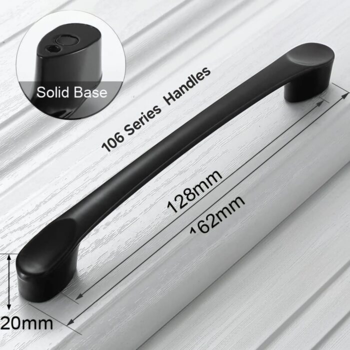 128mm black cabinet Handle