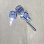 Steel cabinet lock