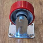 4 inch non-swivel industrial castor