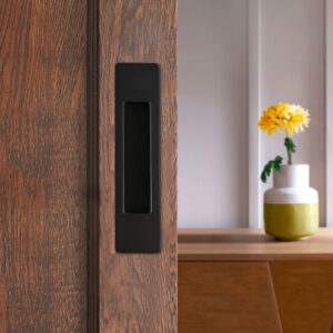 Concealed barn door Handle