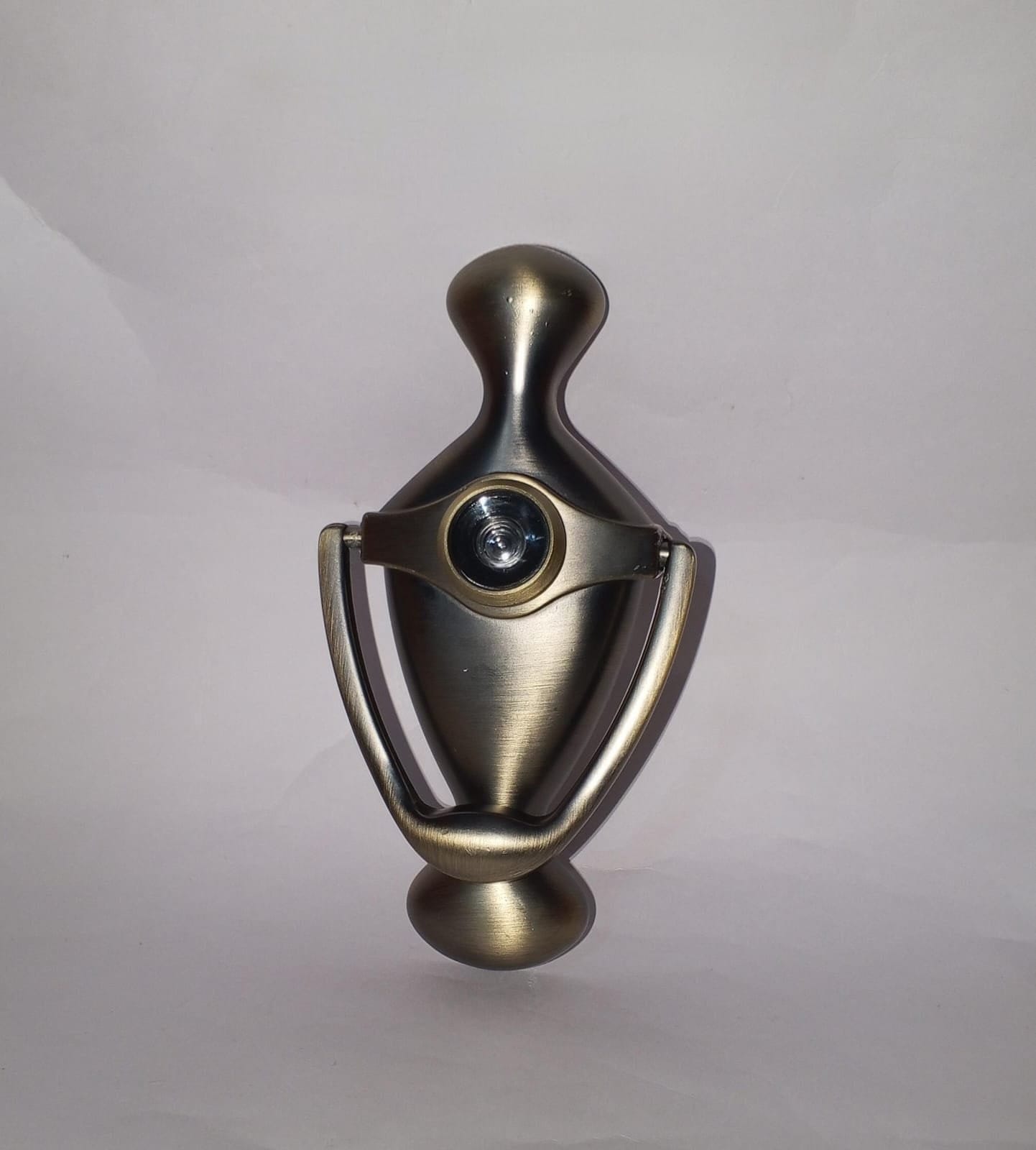 Door viewer with door knocker