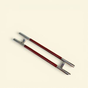 100cm wood/ss finish H- Door handle 